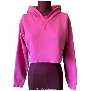 Lululemon All Yours Cropped Hoodie size S/M Sonic Pink